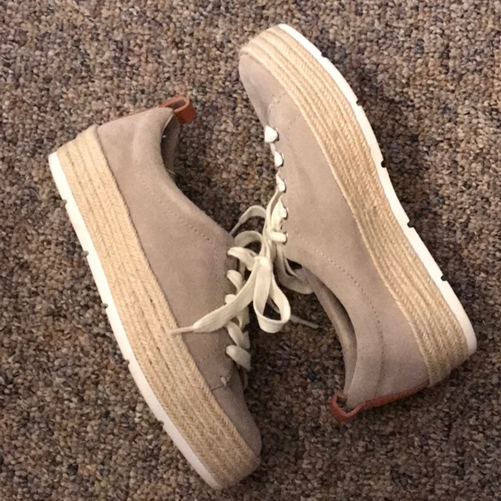 Treasure & Bond suede platform sneakers